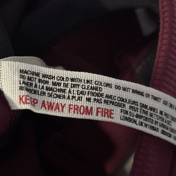 Free People Movement Freestyle Sports Bra Maroon Size Small Gym Running Workout - Picture 13 of 13